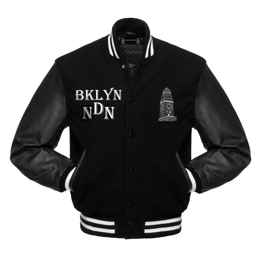 BROOKLYN INDIAN VARSITY JACKET